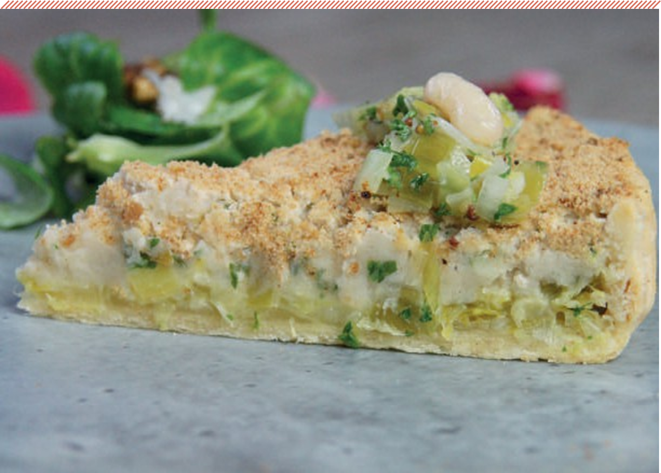 Fiche de progression : tarte aux poireaux et aux haricots blancs